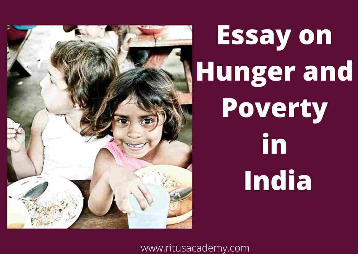 problem of poverty in india essay